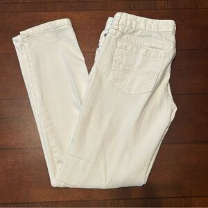 Vintage Women’s Rue 21 Low Rise White Skinny Jeans Size 7/8 Short